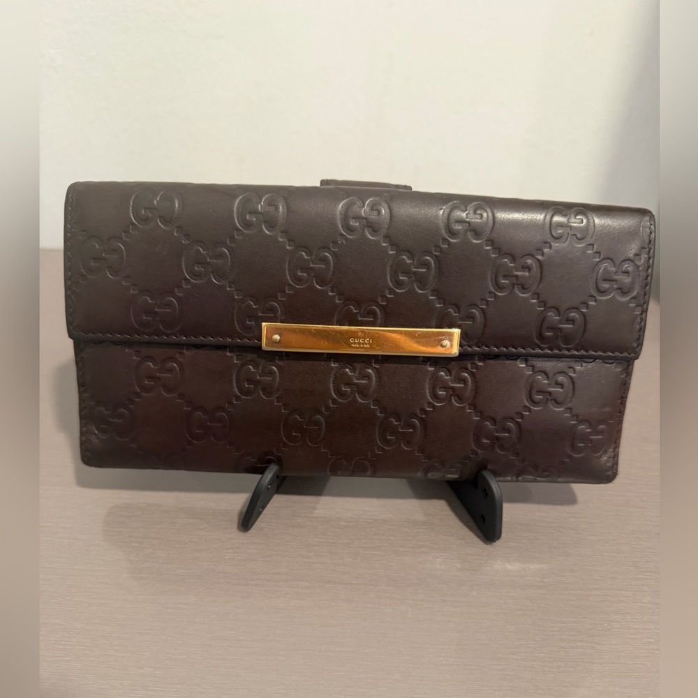 Gucci Brown Leather Wallet